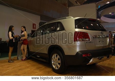Pasay, Ph - Aug. 19: Kia Sorento Suv At 3rd Philippine International Motor Show On August 19, 2010 I