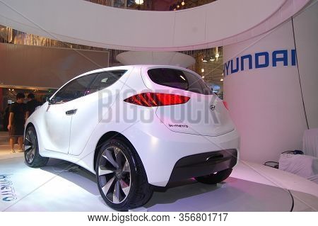 Pasay, Ph - Aug. 19: Hyundai Ix-metro At 3rd Philippine International Motor Show On August 19, 2010 