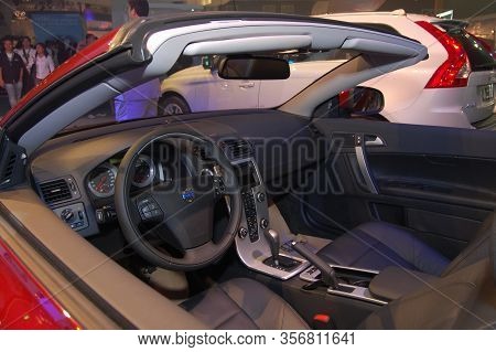 Pasay, Ph - Aug. 19: Volvo C70 At 3rd Philippine International Motor Show On August 19, 2010 In Worl