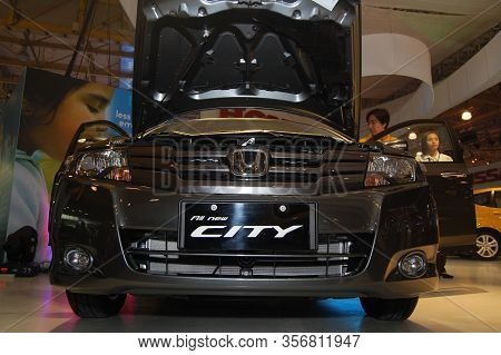 Pasay, Ph - Aug. 19: Honda City At 3rd Philippine International Motor Show On August 19, 2010 In Wor