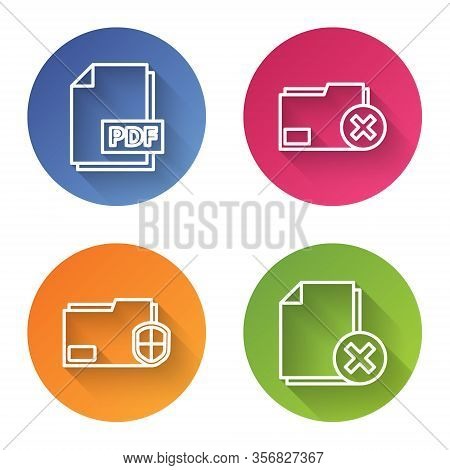 Set Line Pdf File Document, Delete Folder, Document Folder Protection And Delete File Document. Colo