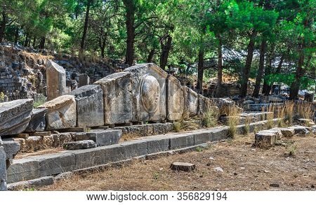 Ancient Greek City Priene On The Western Coast Of Turkey
