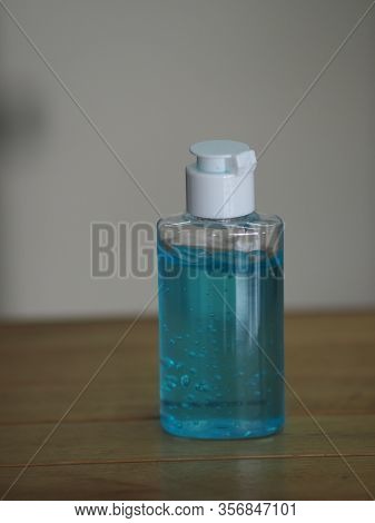 Alcoholic 70 Percent In Clear Plastic Bottle Spray, And Hand Sanitizer Gel On White Table Washing Cl