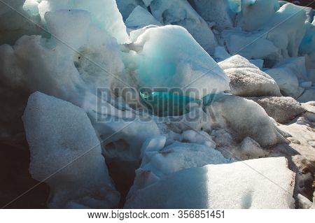 Beautiful Scenery On The Mountains And The Glacier Svartisen Landscape In Norway Scandinavian Nature