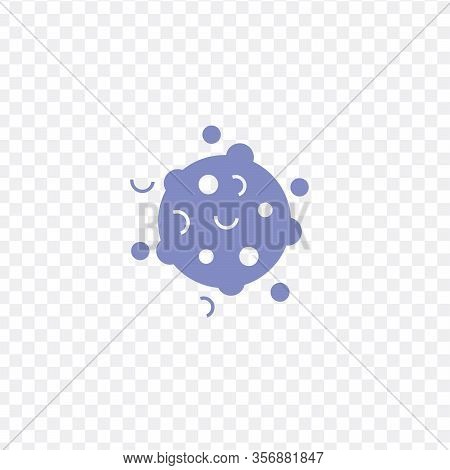 Virus Icon. Molecula Of Virus. Stock Vector Illustration Isolated On White Background