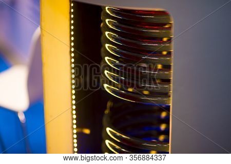 Close Up Of A Heating Coil Element.