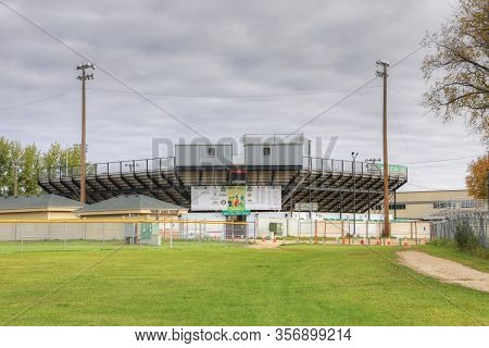 Saskatoon, Saskatchewan/canada- October 10: The Bob Van Impe Field In Saskatoon, Saskatchewan, Canad