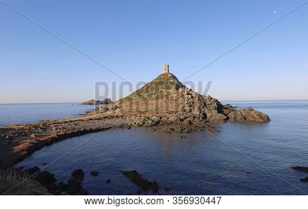 Aerial View Of Sanguinaires Bloodthirsty Islands In Corsica, France