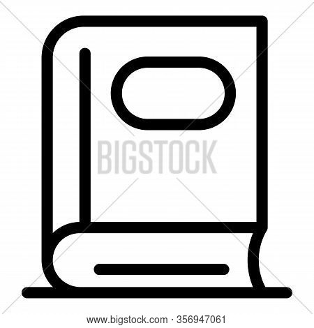 Phonebook Icon. Outline Phonebook Vector Icon For Web Design Isolated On White Background
