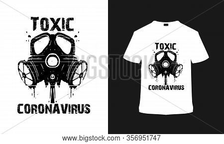 Corona Virus T Shirt Design, Vintage T Shirt, Template, Apparel