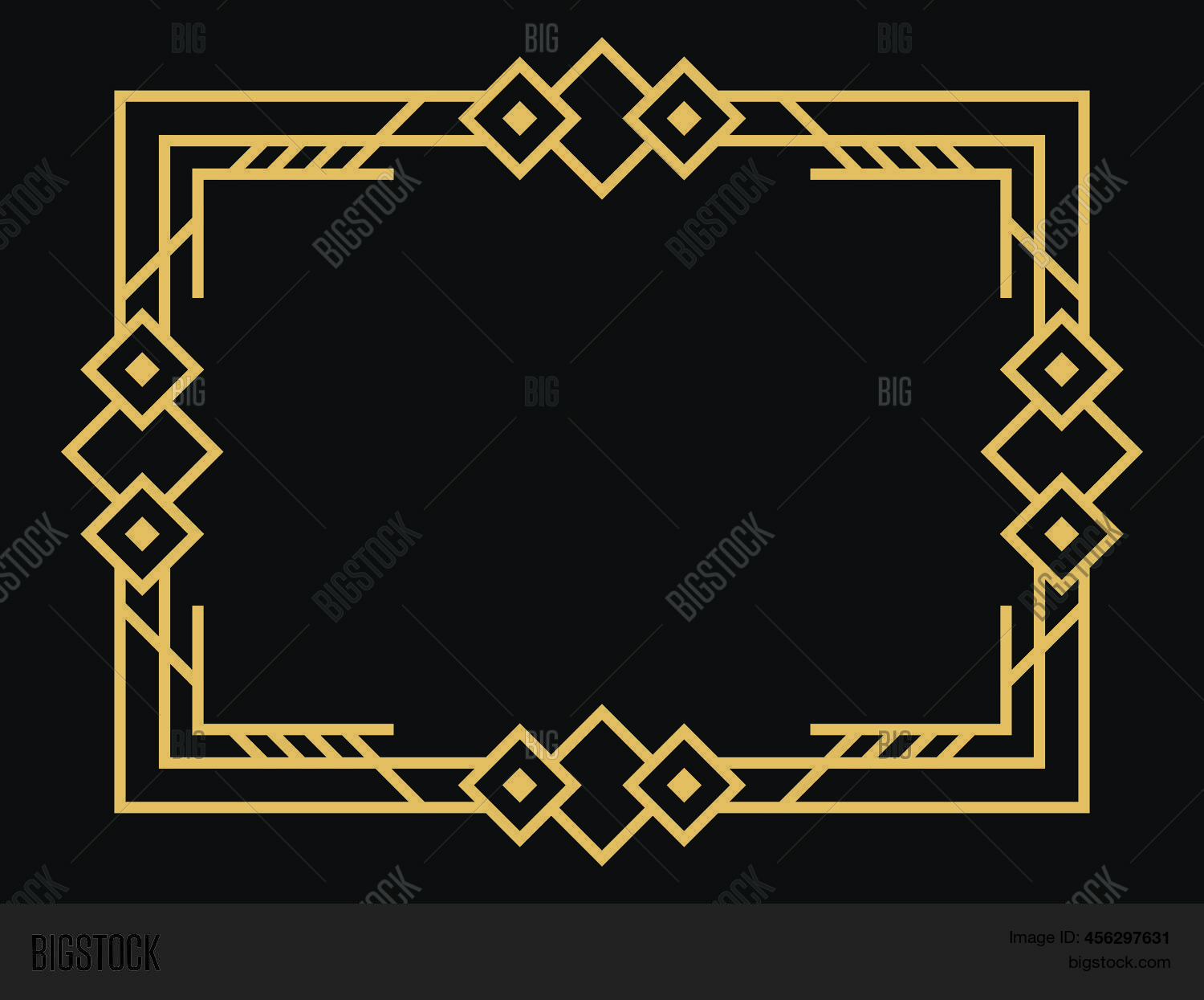 Art Deco Frame. Vector & Photo (Free Trial) Bigstock
