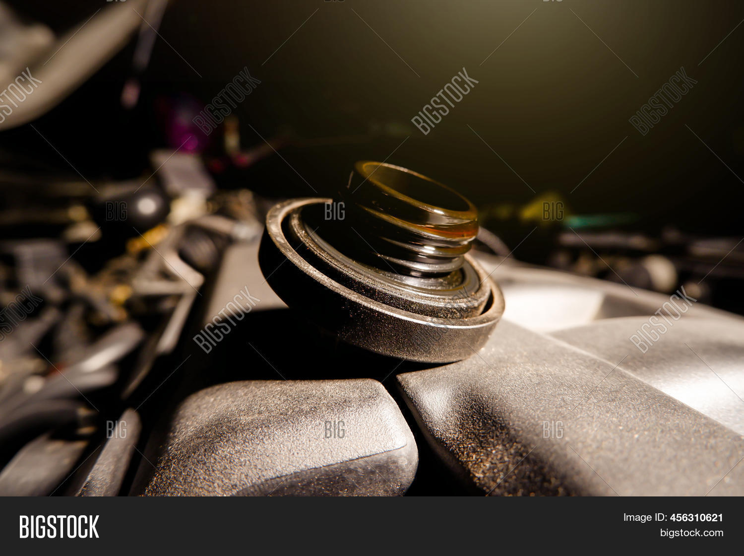 Motor Oil Cap On Image & Photo (Free Trial) Bigstock