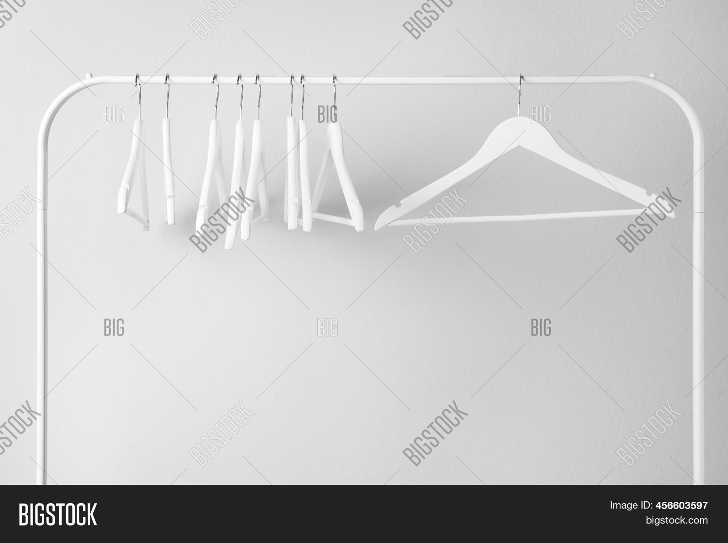 White Clothes Hangers Image & Photo (Free Trial) Bigstock