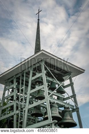 The Carillon At St Josephs Oratory In Montreal, Canada. The Impressive Carillon Consists Of 56 Bells