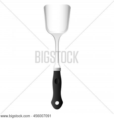 Cartoon Kitchenware Cultery Stainless Spatula Gray Gradient Color