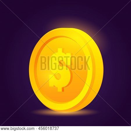 Game Big Coin. Interface For Developing Online Slot Machines. Casino And Gambling. Currency For Paym