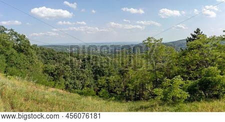 The View Point Zmajevac Located In The National Park Fruska Gora In Serbia.