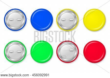 Pinback Badges, Pin Buttons, Circle Tag, Brooch