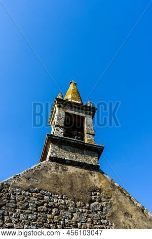 The Tower Of The Old Church Of Saint-cado In Brittany