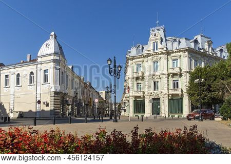 Kniaz Alexander Battenberg Square In City Of Ruse, Bulgaria