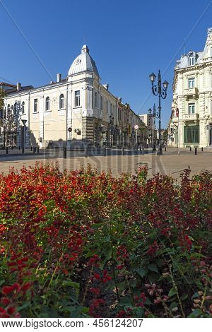 Kniaz Alexander Battenberg Square In City Of Ruse, Bulgaria
