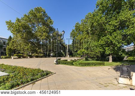 Kniaz Alexander Battenberg Square In City Of Ruse, Bulgaria