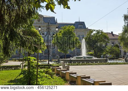 Kniaz Alexander Battenberg Square In City Of Ruse, Bulgaria