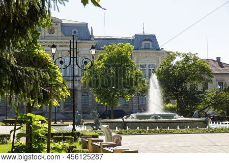 Kniaz Alexander Battenberg Square In City Of Ruse, Bulgaria