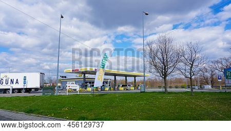 Lotos Gas Station In Wroclaw, Poland