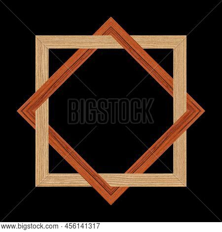 Wooden Marquetry, Patterns Created From The Combination Of Different Woods, Wooden Floor, Parquet