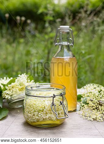 Classic Elderflower Cordial Recipe With Wild Foraged Elderflowers And Fresh Lemon Juice. The Easy-ma