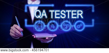 Conceptual Caption Qa Tester. Internet Concept Quality Assurance Of An On Going Project Before Imple