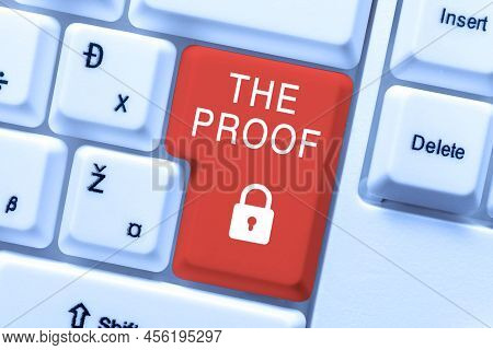 Writing Displaying Text The Proof. Business Overview Evidence By Nature Of Any Actions Or Words With