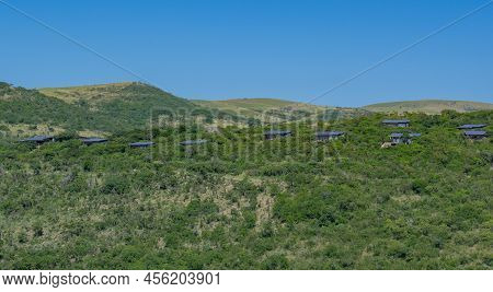 Safari Lodge Garden In Hluhluwe Imfolozi Park Nature Reserve South Africa