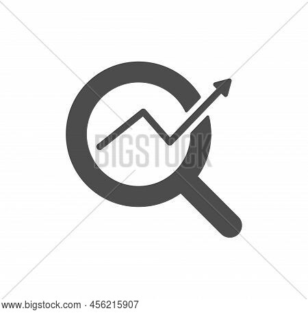 Data Analysis Vector Icon Isolated On White Background. Data Analysis Stock Vector Illustration For 