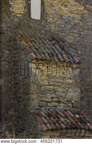 A Wall Of Medieval Akkerman Fortress In Bilhorod-dnistrovsky, Odessa Region, Ukraine
