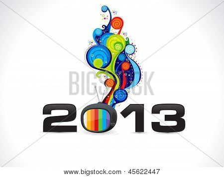 Abstracte New Year Wallpaper