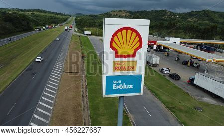Gas Station On Highway