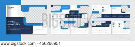 Corporate Brochure Design, Company Profile Brochure, 16 Page Brochure, Brochure Template, Business B