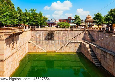 Ancient Stepwell In Bundi Town In Rajasthan State In India