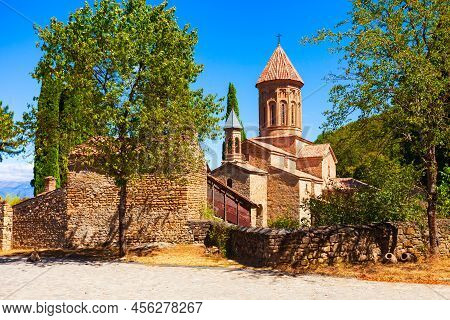 Ikalto Monastery Complex In Kakheti. Kakheti Is A Region In Eastern Georgia With Telavi As Its Capit