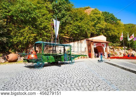 Kvareli, Georgia - September 03, 2021: Winery Khareba Near Kvareli In Kakheti. Kakheti Is A Region I