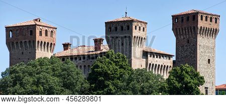 Ancient Medieval Castle Of Vignola (la Rocca Di Vignola). Modena, Italy.