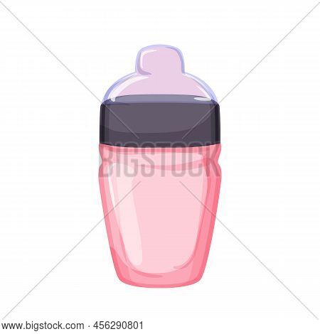 Spout Sippy Cup Cartoon. Spout Sippy Cup Sign. Isolated Symbol Vector Illustration