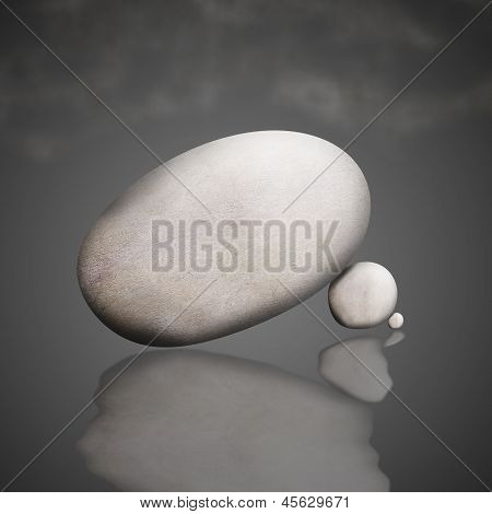 Pietre in acqua.