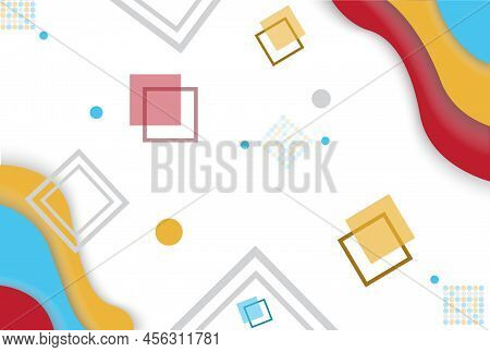 Abstract Background Is A Simple Template. Geometry For Design