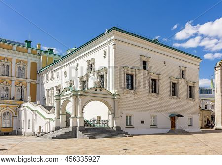 Palace Of Facets (granovitaya Palata) In Moscow Kremlin, Russia