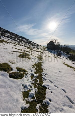 Sanctuary Of Oro Near Murguia (basque Country)