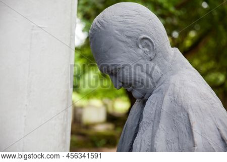 Armero, Colombia - May, 2022: Monument Commemorating The Visit Of Pope John Paul Ii In 1986 To The S