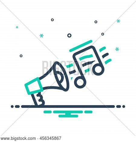 Mix Icon For Tone  Sound Voice Clef Melody Musical Note Gamut Acoustic Music